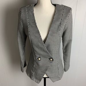 Vintage BYER TOO! Houndstooth Fitted Blazer-9